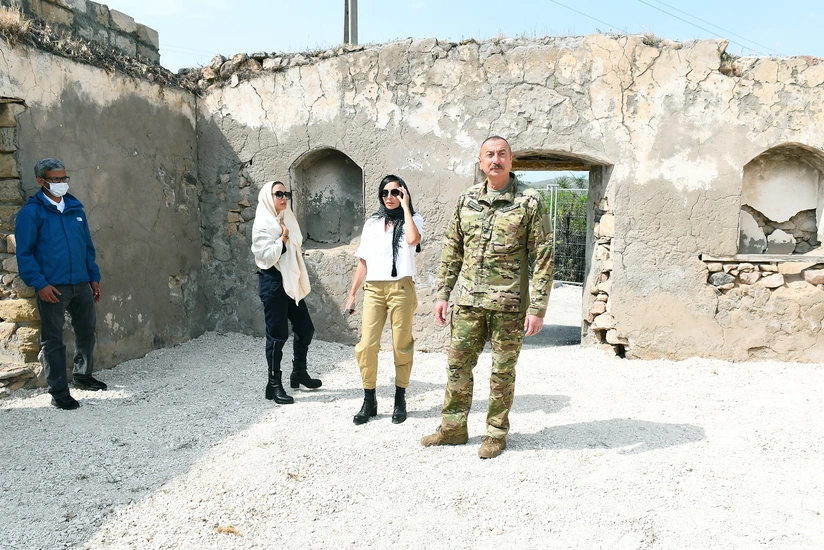 President Ilham Aliyev and First Lady Mehriban Aliyeva visit Jabrayil and Zangilan districts