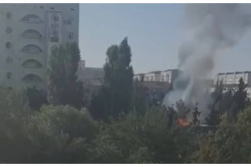 Sumqayıtda restoranda yanğın olub - YENİLƏNİB