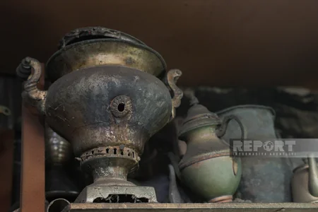Dəyəri 10 min manat olan samovar, məmur aftafası və nadir əşyalar - Qalayçı emalatxanasından REPORTAJ