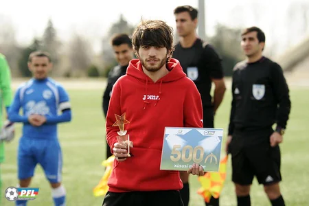 Azərbaycan çempionatında noyabrın ən yaxşı qolunun müəllifi mükafatlandırılıb