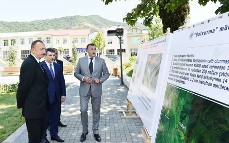 President Ilham Aliyev inaugurates ABAD Center in Balakan