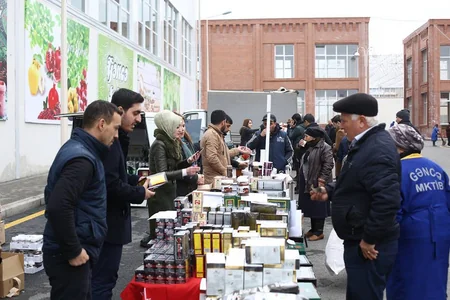 Gəncədə “Novruz Bayramı Yarmarkası” keçirilib