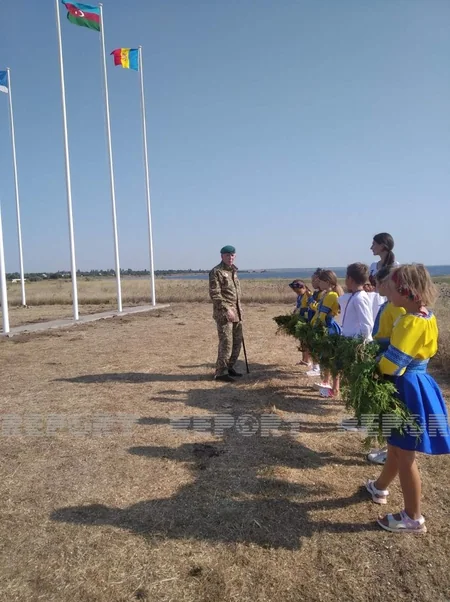 Ukrayna uğrunda həlak olan azərbaycanlıların xatirəsi əbədiləşdirilib
