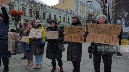 Protest rally in Kyiv - Russia is demanded to release Azovstal prisoners - PHOTOS