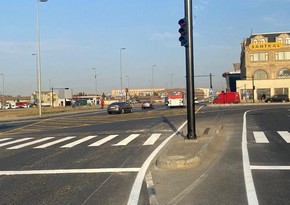 Bakının Ziya Bünyadov prospektinin Böyükşor-Pirşağı yolu ilə kəsişməsində hərəkətin təşkili dəyişib