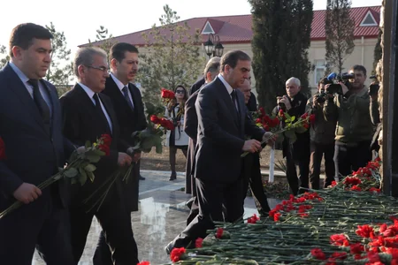 Gəncədə Xocalı soyqırımı anılıb