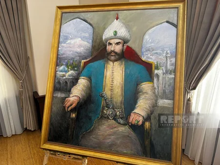 Rəvanqulu Xanın portreti Qərbi Azərbaycan İcmasına hədiyyə edilib