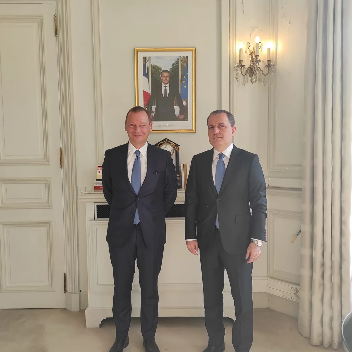 Jeyhun Bayramov meets French president’s diplomatic adviser
