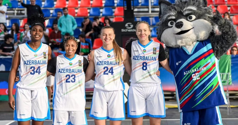 Azərbaycanın qadınlardan ibarət 3x3 basketbol millisi Dünya Seriyasının Sumqayıt mərhələsinin qalibi olub