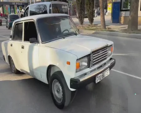 Mingəçevirdə polisin tələbinə məhəl qoymayan sürücü inzibati həbs olunub