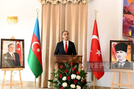 Naxçıvanda Türkiyə Cümhuriyyətinin 100 illiyi qeyd edilib