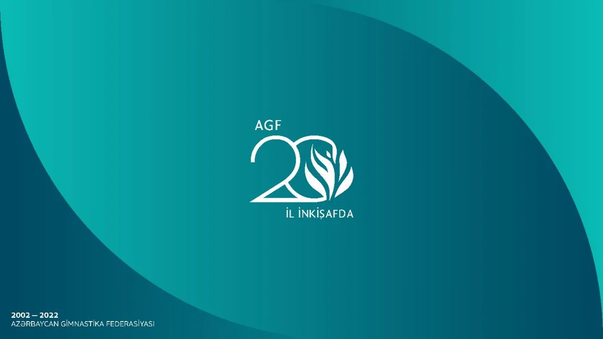 Azərbaycan Gimnastika Federasiyasının yubiley nişanı nümayiş etdirilib