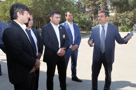 Avropa çempionatından qayıdan cüdo üzrə Azərbaycan millisi ilə görüş keçirilib