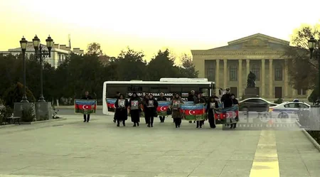 Şəhid valideynləri Naxçıvandan Şuşaya yola düşüb 