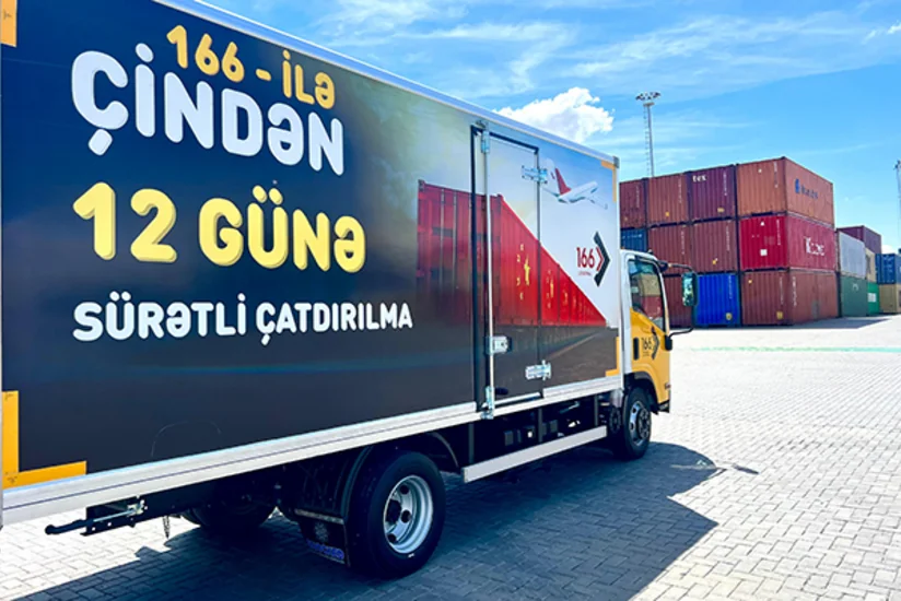 “166 Logistika” ilə Çindən 12 günə sürətli çatdırılma - Regionda bir ilk