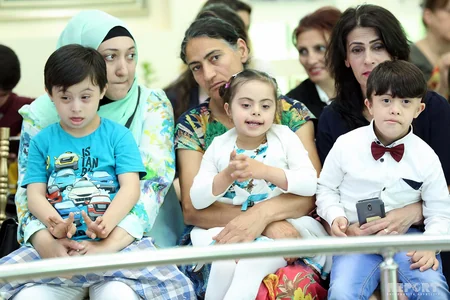 Bakıda daun sindromlu uşaqlar üçün tədbir keçirilib