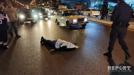 Bakıda avtomobil piyadanı vuraraq öldürüb - FOTO - VİDEO  - YENİLƏNİB-2