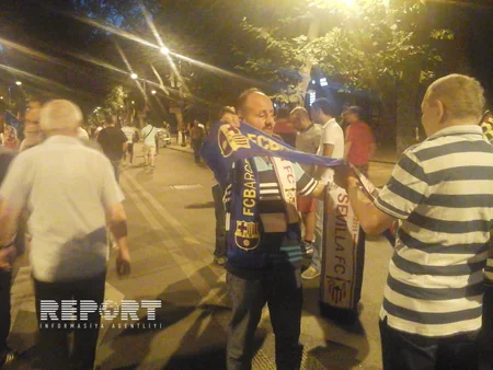 Azərbaycan bayraqları ilə əhatələnmiş stadion və unudulmaz Super Kubok matçı - REPORTAJ