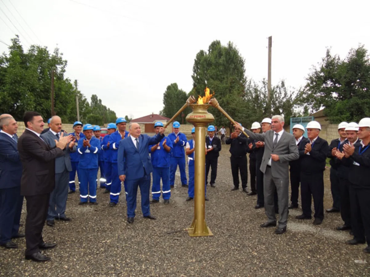 ​Xaçmaz rayonunun daha iki kəndinə qaz verilib