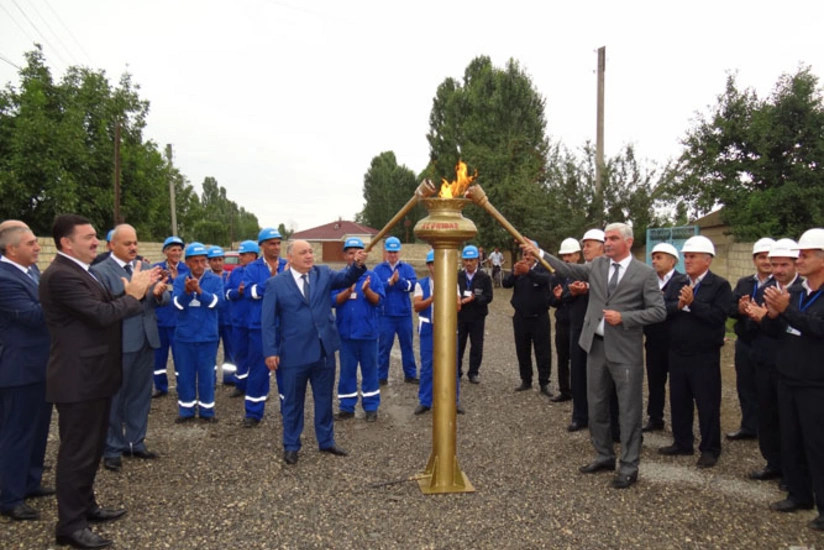 ​Xaçmaz rayonunun daha iki kəndinə qaz verilib