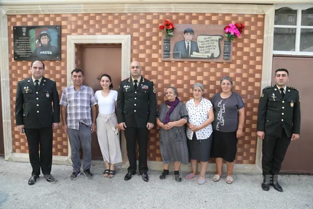 Şəhid jurnalistlərin ailələri ziyarət olunub