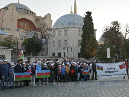 İstanbulda Vətən müharibəsi şəhidlərinin anım mərasimi keçirilib