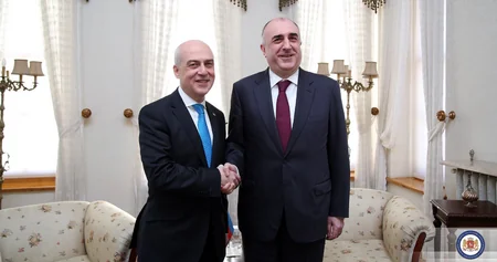 Azərbaycan və Gürcüstan XİN rəhbərləri arasında görüş keçirilib