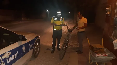 Şabranda 9 velosipedçi cərimələndi