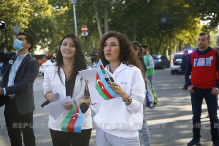 Tbilisi-Rustavi marathon dedicated to Independence Day of Azerbaijan ends