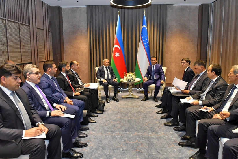 Джаббаров и Кудратов обсудили  вопросы экономического азербайджано-узбекского сотрудничества