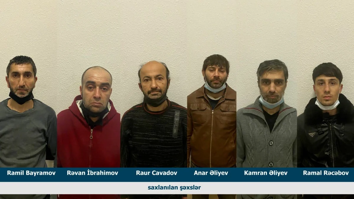 Bakıda 2 narkotacir və onların narkokuryerliyə cəlb etdikləri daha 4 nəfər saxlanılıb
