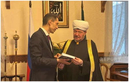 Rusiya Müsəlmanları Ruhani İdarəsinin sədri: Qarabağdakı ziyarətgahların bərpasında Azərbaycana kömək edəcəyik