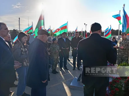Qaraheybət faciəsində həlak olan DSX zabitlərinin xatirəsi yad edilib
