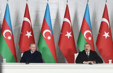 Azərbaycan və Türkiyə prezidentləri Zəngilanda mətbuata birgə bəyanatla çıxış ediblər