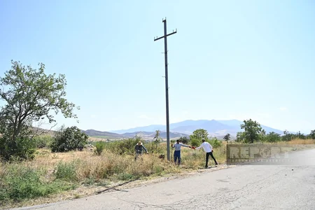 Ağdam-Xankəndi yolu elektrik enerjisi ilə təmin edilib - YENİLƏNİB