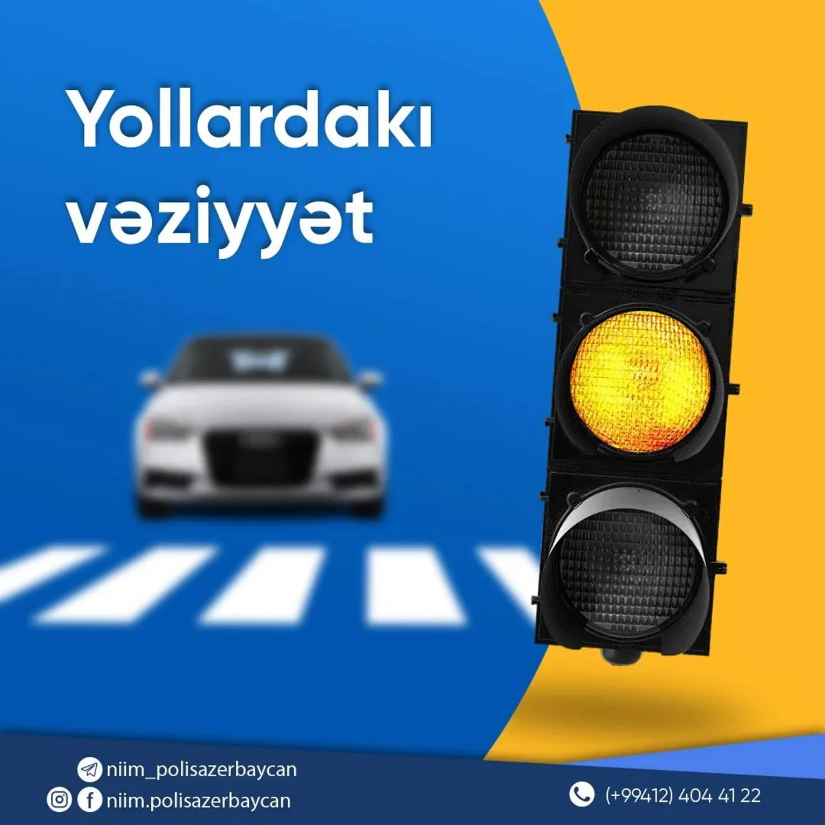 Bakının bir sıra yollarında nəqliyyatın sıxlığı yaranıb - SİYAHI