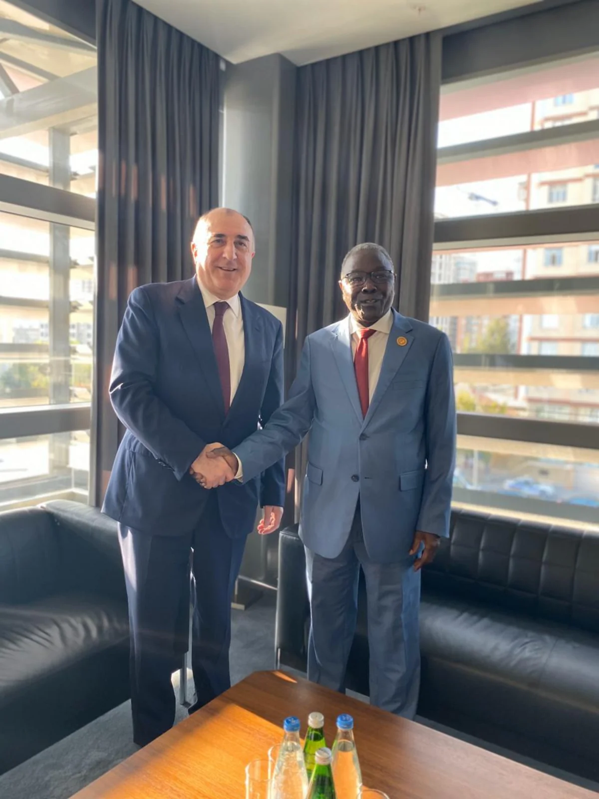 Elmar Məmmədyarov Niger Respublikasının Xarici İşlər, Əməkdaşlıq və Afrika İnteqrasiyası naziri Kalla Ankurao ilə görüşüb