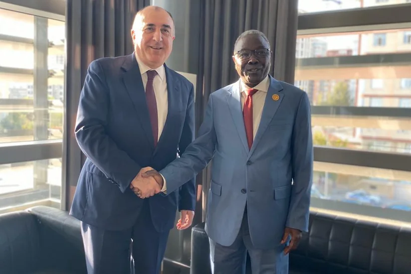 Elmar Məmmədyarov Niger Respublikasının Xarici İşlər, Əməkdaşlıq və Afrika İnteqrasiyası naziri Kalla Ankurao ilə görüşüb
