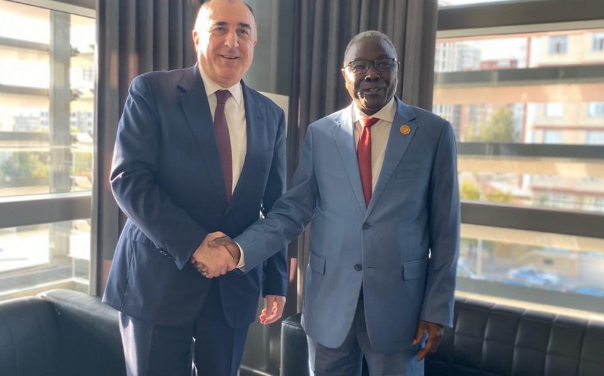 Elmar Məmmədyarov Niger Respublikasının Xarici İşlər, Əməkdaşlıq və Afrika İnteqrasiyası naziri Kalla Ankurao ilə görüşüb
