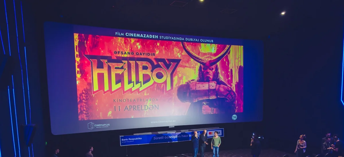 “CinemaPlus”da “Hellboy” fantastik filminin Azərbaycan dilində nümayişi keçirilib - VİDEO