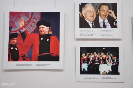 Tbilisidə Şevardnadzeyə aid sərgidə Azərbaycanla bağlı fotoşəkillər təqdim olunub