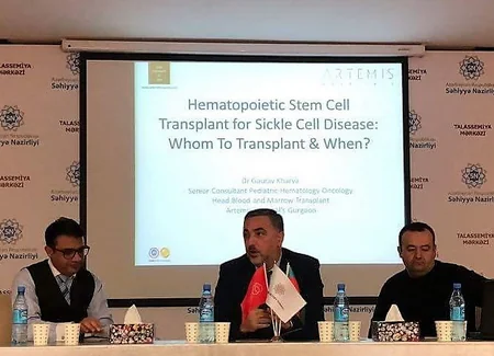Hindistanlı həkim Bakıda sümük iliyi transplantasiyası üzrə seminar keçirib