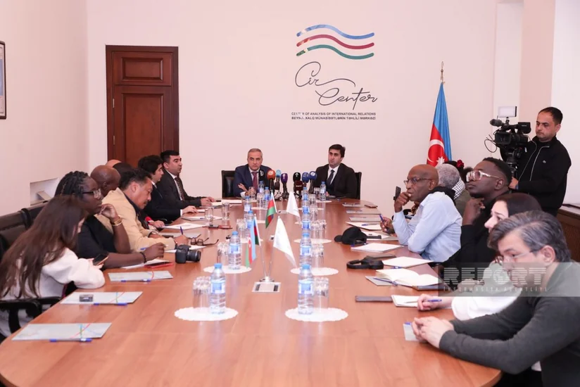 Media representatives of French colonies visit AIR Center in Baku