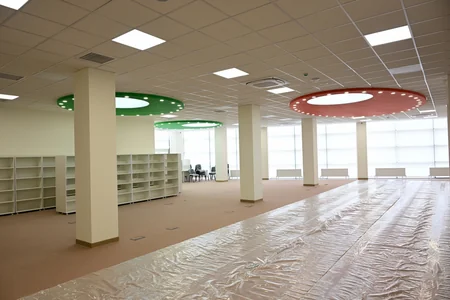 Prezident Ağdam şəhər 1 nömrəli tam orta məktəbdə aparılan tikinti işləri ilə tanış olub - YENİLƏNİB