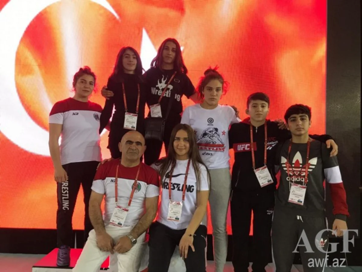 Young Azerbaijani wrestlers claim 11 medals in Turkey