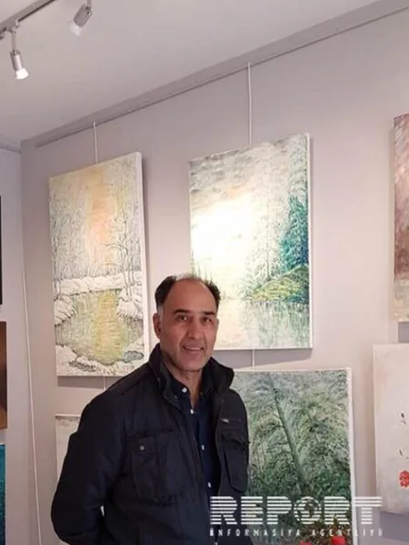 Works by Azerbaijani artists exhibited at Paris art gallery - PHOTO