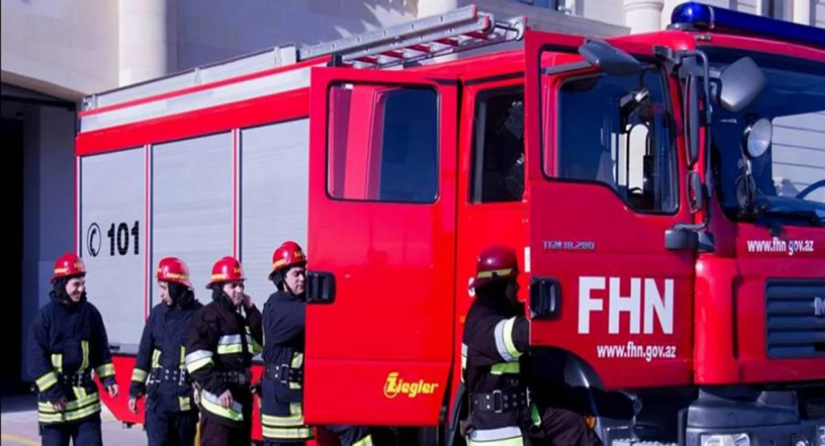 Bərdədə bazarda yanğın olub, iki kafe yanıb