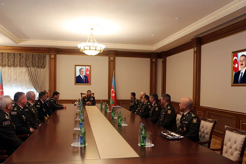 Bir qrup hərbi qulluqçuya polkovnik rütbəsi təqdim olunub