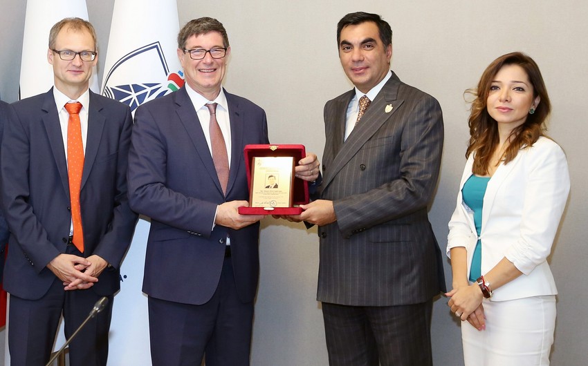 İsveçrənin dövlət katibi Bakı Ali Neft Məktəbində olub