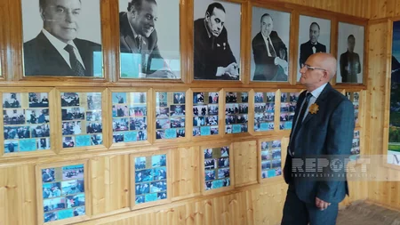 Zaqatala sakini evinin həyətində Heydər Əliyev Muzeyi yaradıb